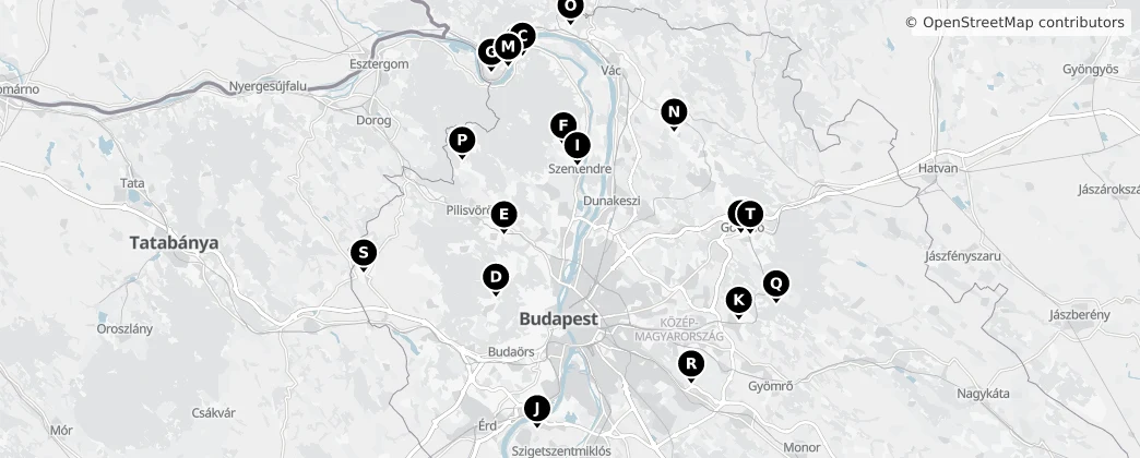 Map of Pest