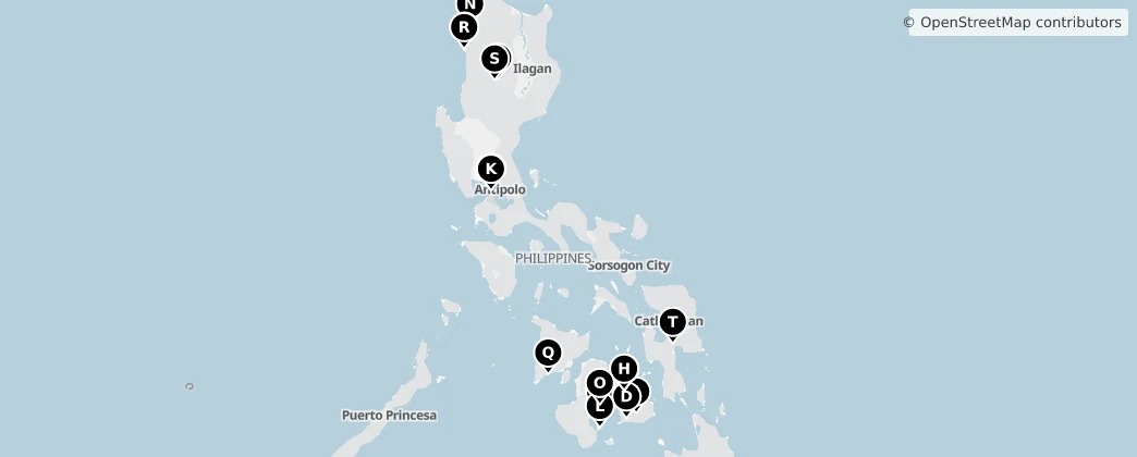 Map of Philippine Continental Shelf