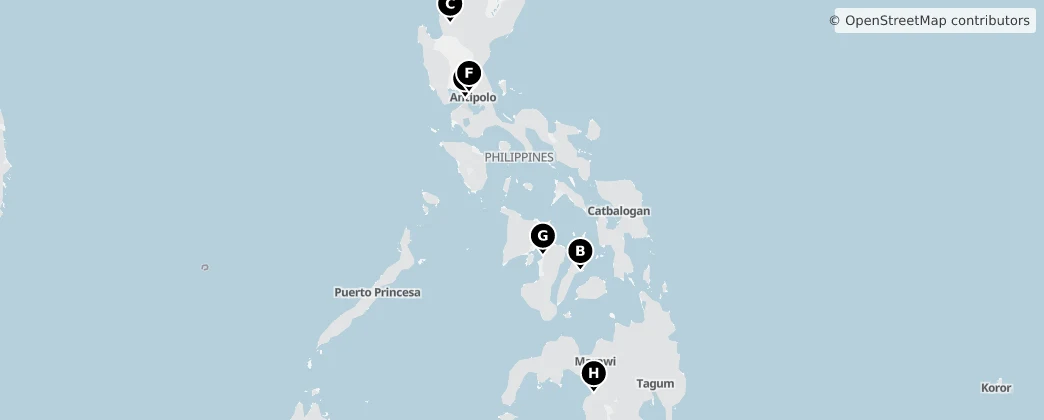 Map of Philippines maritime boundary