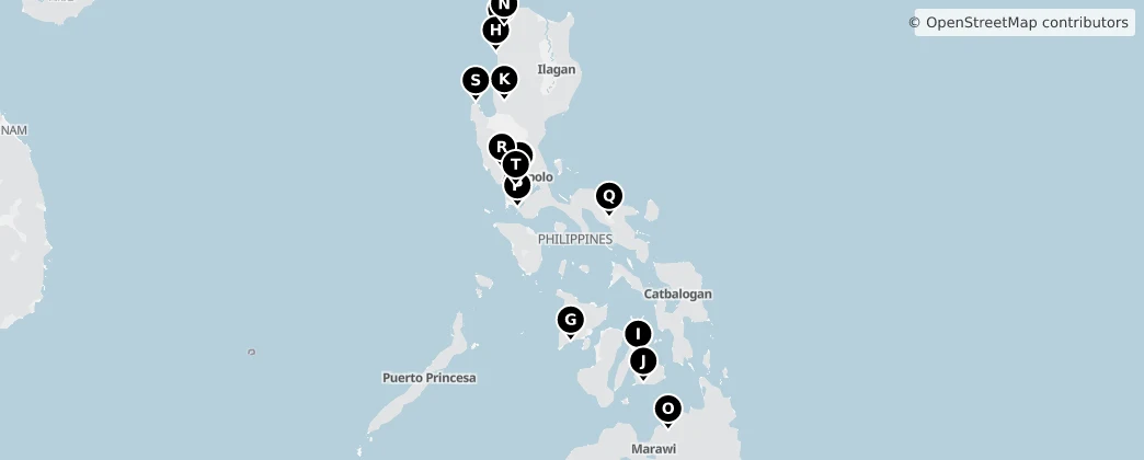 Map of Philippines maritime boundary