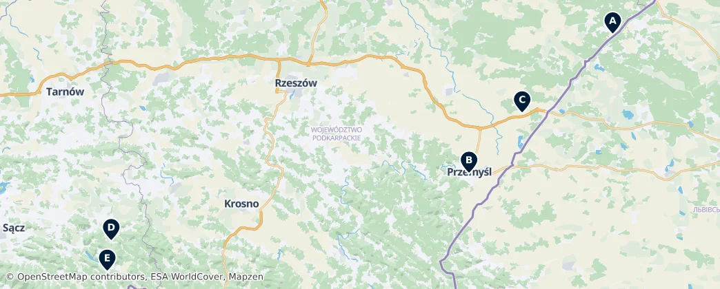 Map of Polonya