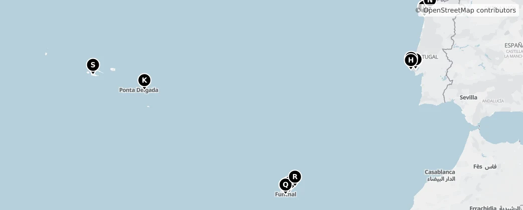 Map of Portekiz