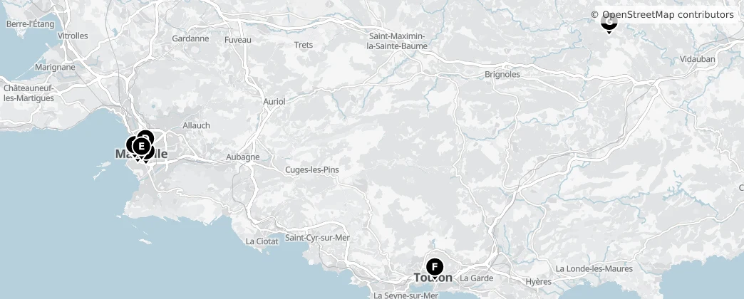 Map of Préalpes de Provence