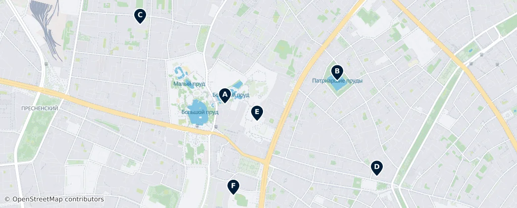 Map of Presnensky