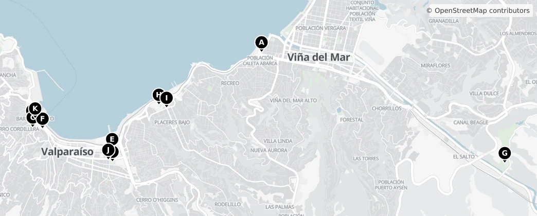 Map of Valparaíso Province