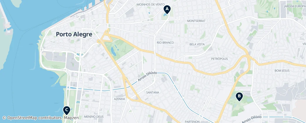 Map of Região Geográfica Imediata de Porto Alegre