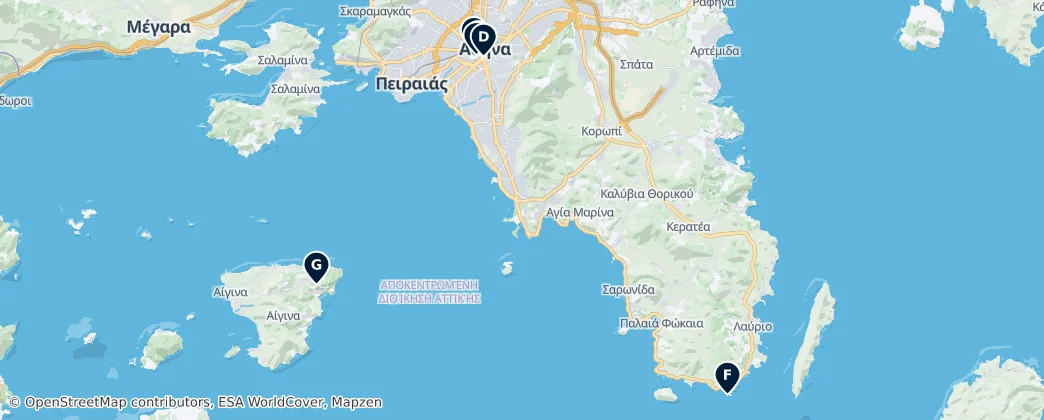 Map of Attica