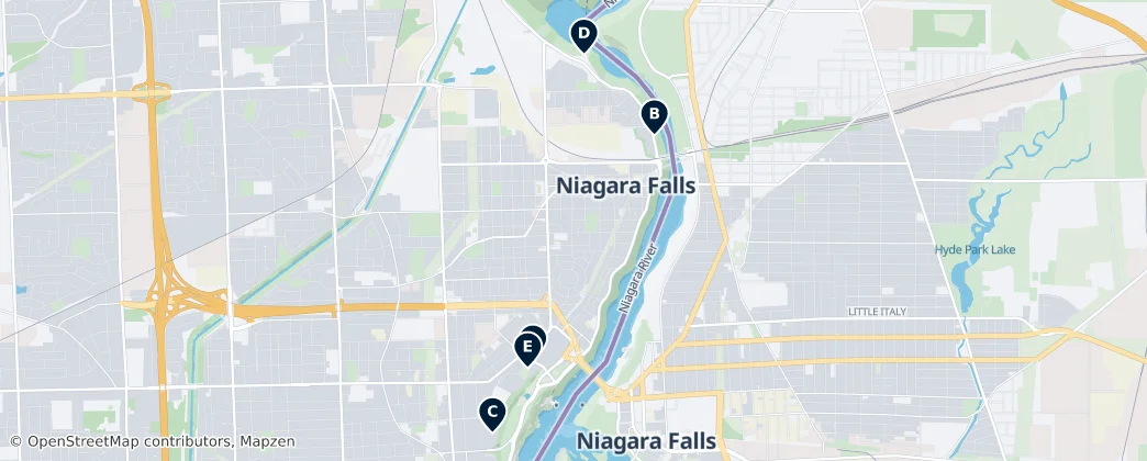 Map of Niagara