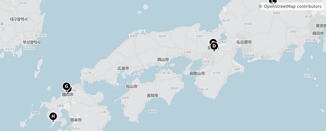 Map of 日本列島