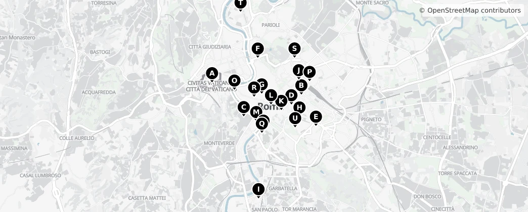 Map of Roma