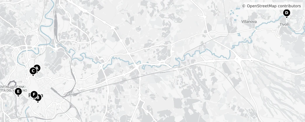 Map of Roma Başkent Metropoliten Şehri