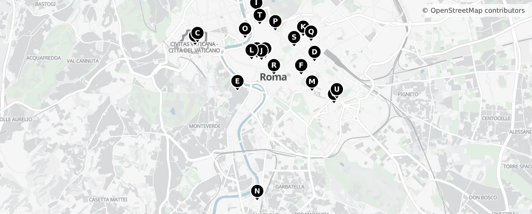 Map of Roma