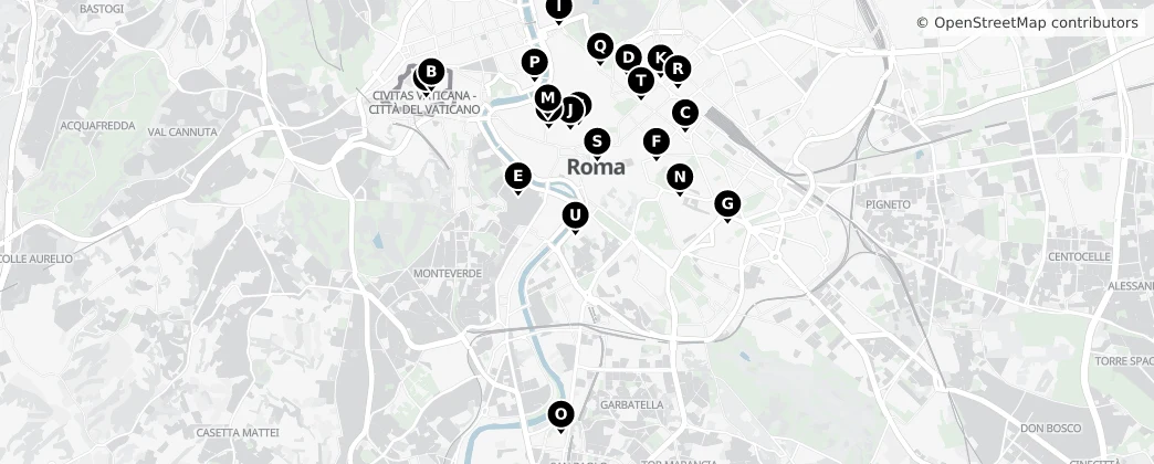 Map of Roma