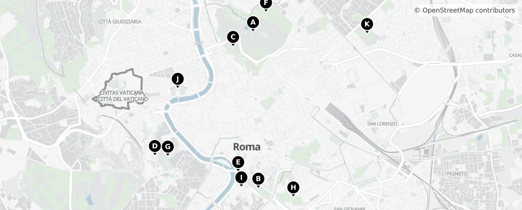 Map of Roma