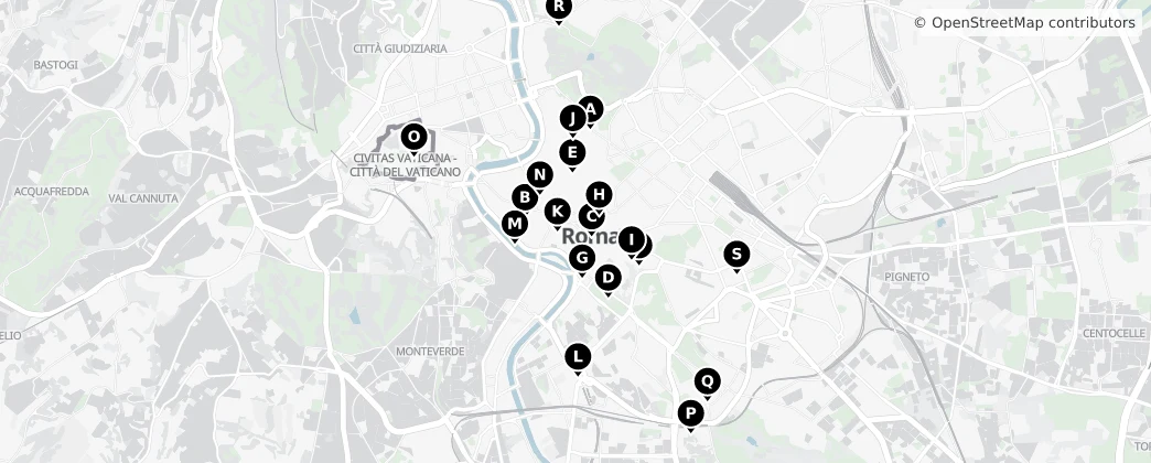 Map of Roma