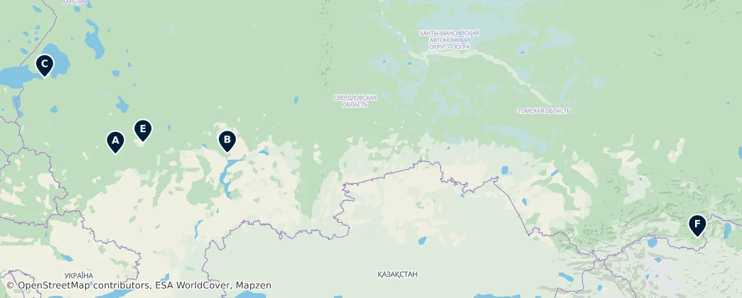 Map of Rusya