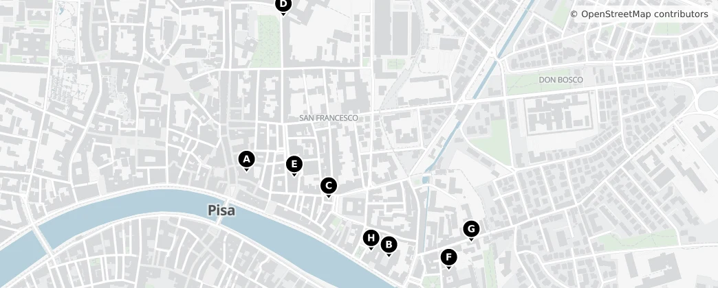 Map of San Francesco