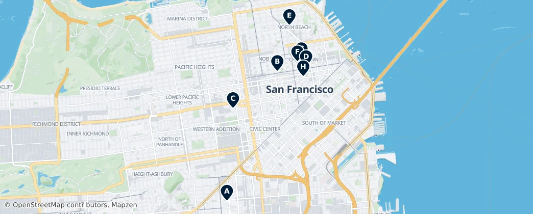 Map of San Francisco