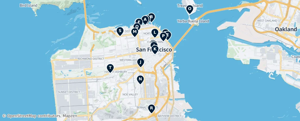 Map of San Francisco