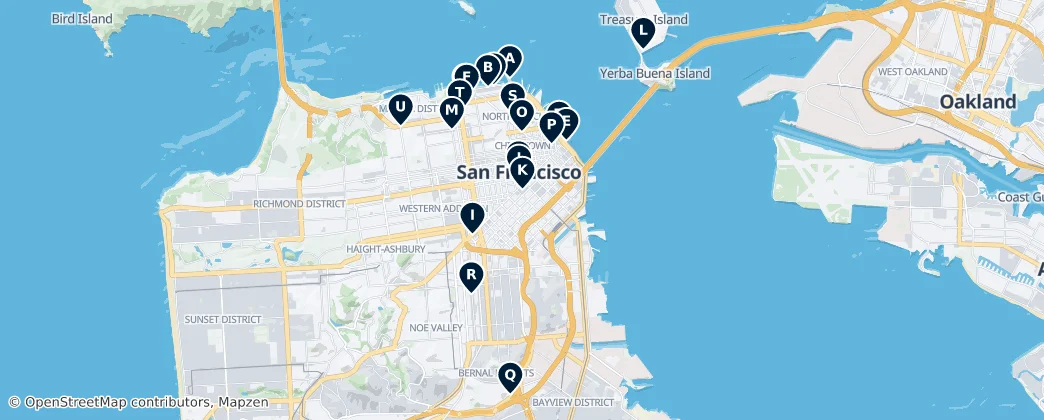 Map of San Francisco