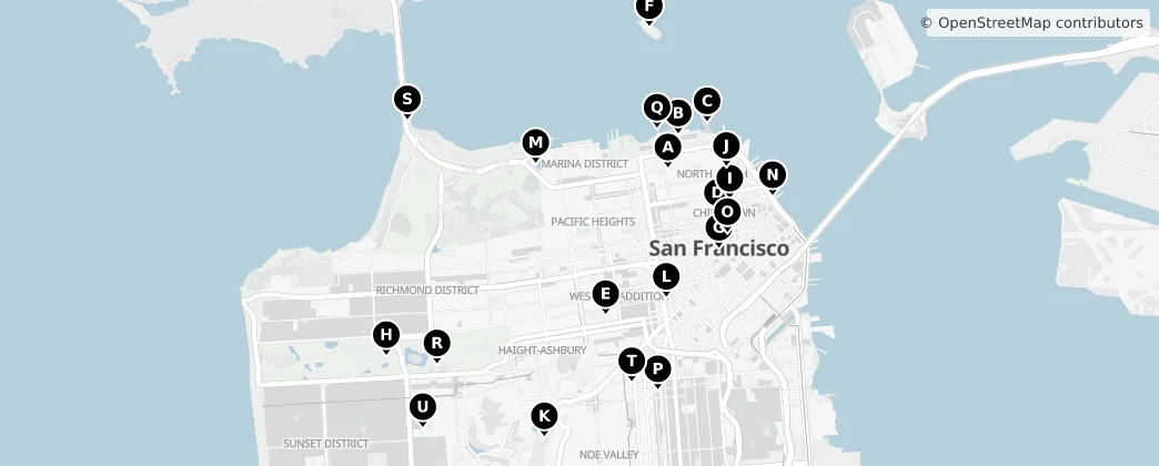 Map of San Francisco