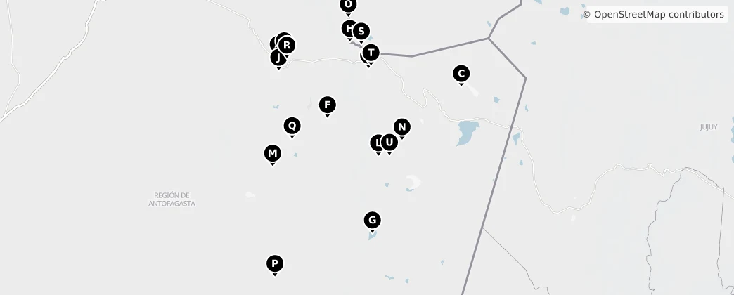 Map of San Pedro de Atacama