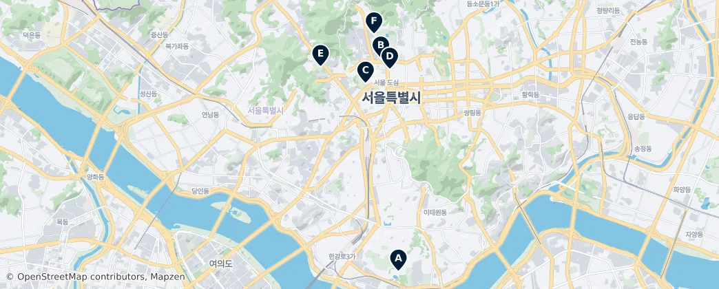 Map of Seul