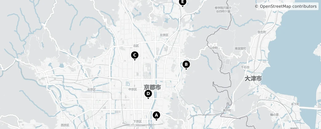 Map of Yamashiro Province