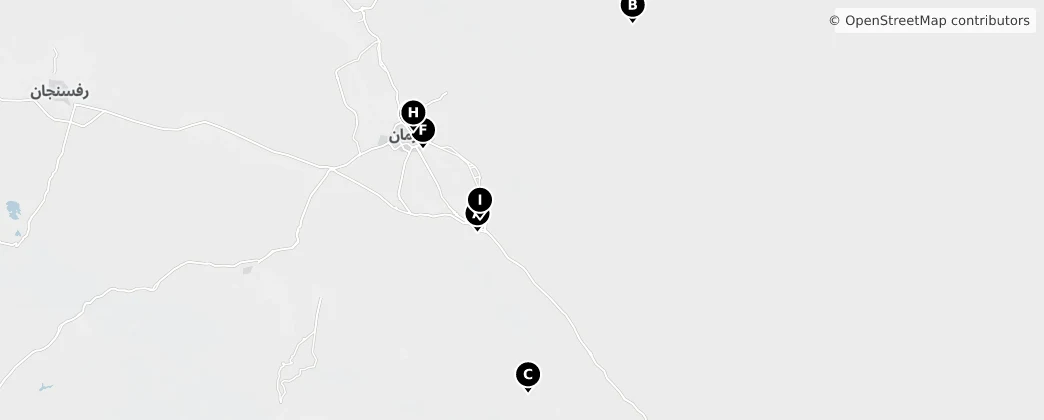 Map of Kirman şehristanı