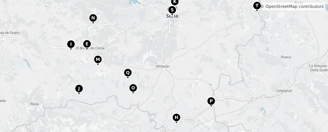 Map of Soria