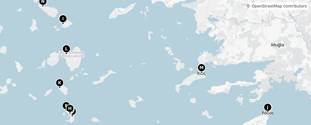 Map of Güney Ege