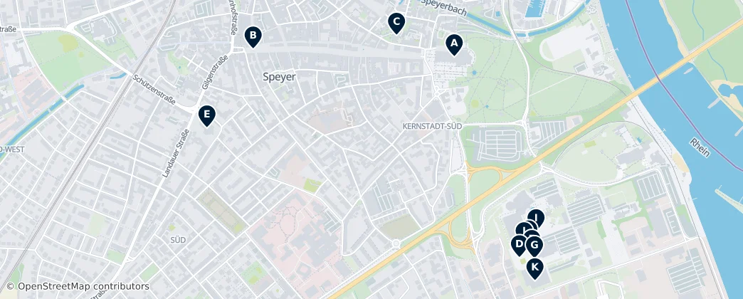 Map of Speyer