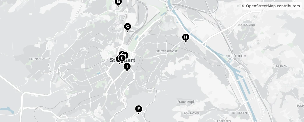 Map of Stuttgart