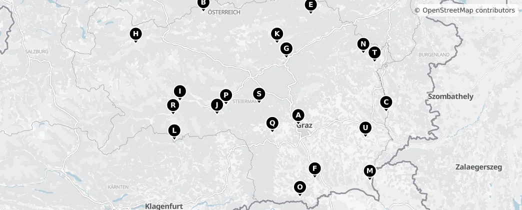 Map of Steiermark