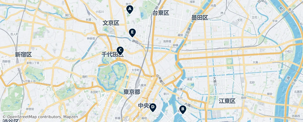 Map of Sumida