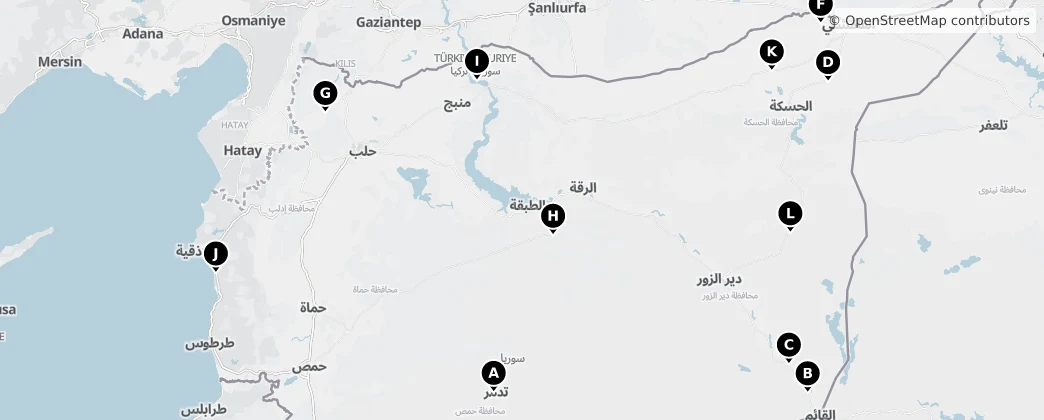 Map of Suriye