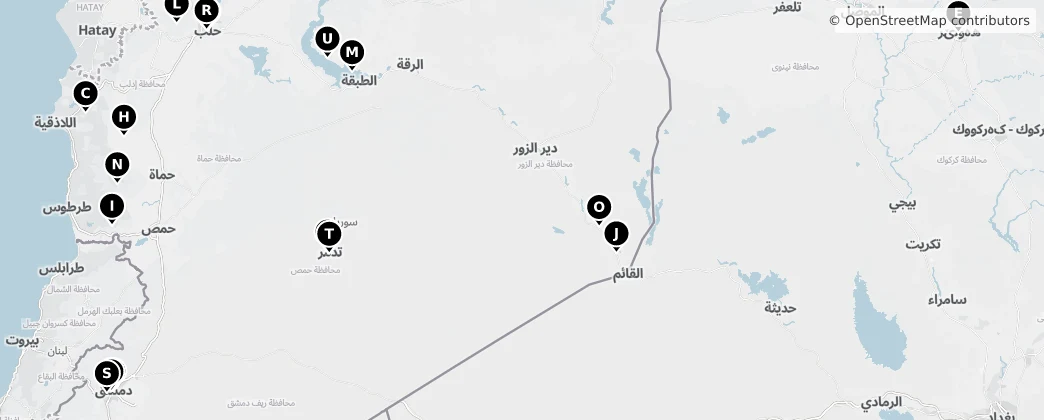 Map of Suriye