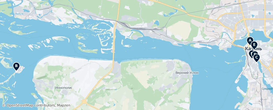 Map of Tataristan
