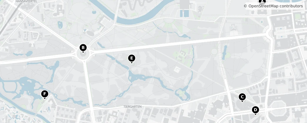 Map of Tiergarten