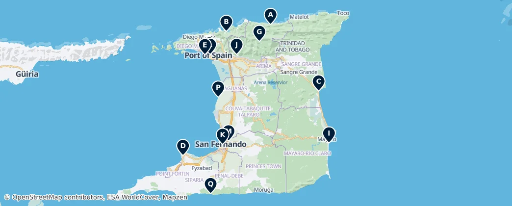 Map of Trinidad