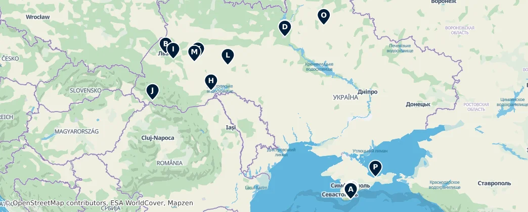 Map of Ukrayna