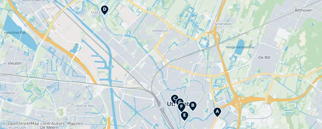 Map of Utrecht