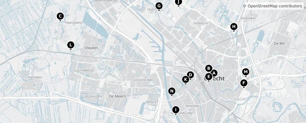 Map of Utrecht