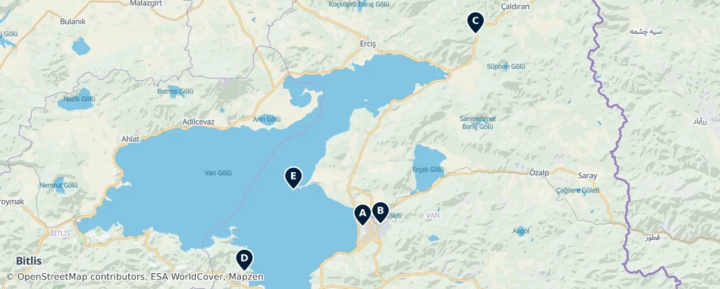 Map of Van