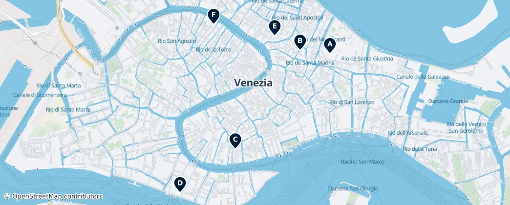 Map of Venezia
