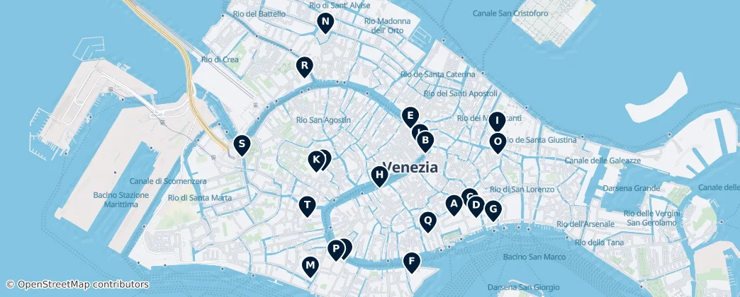 Map of Venezia