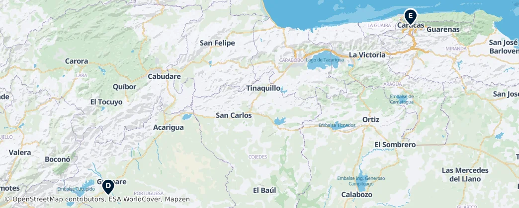 Map of Venezuela