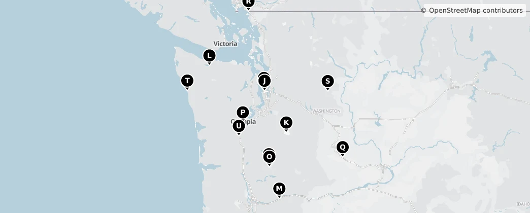Map of Washington