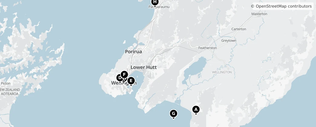 Map of Wellington