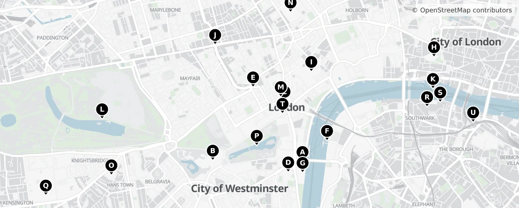 Map of Westminster